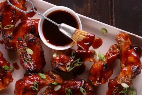 BrownSugarandBourbonGlazedWings
