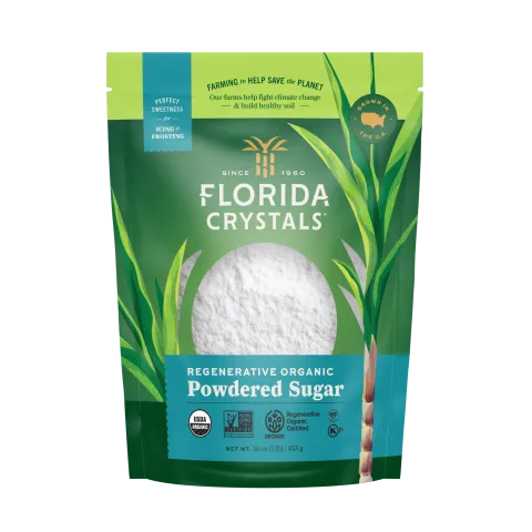 FC - Regenerative Organic Powdered Raw Cane Sugar - 1LB