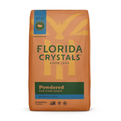 FC - Powdered Raw Cane Sugar - 50LB