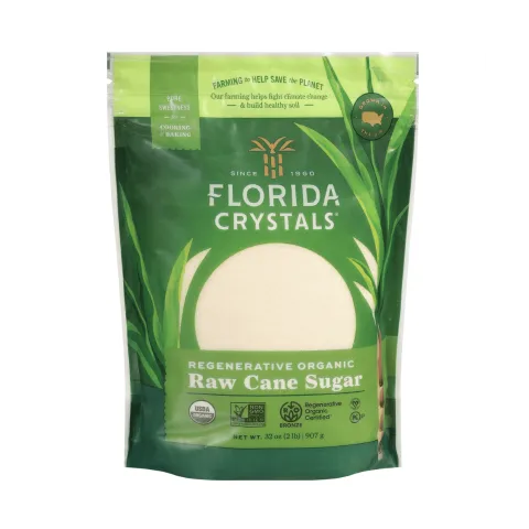 FC - Regenerative Organic Powdered Raw Cane Sugar - 1LB
